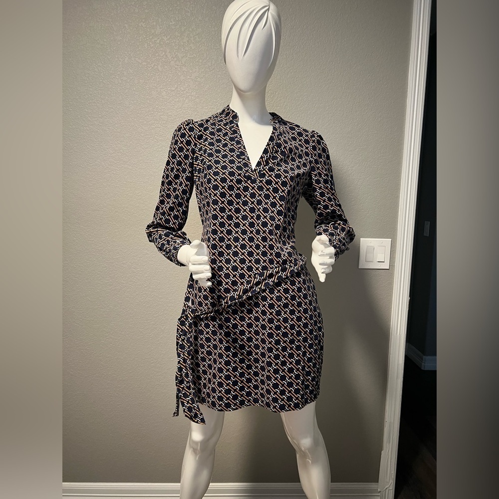 BODEN Esmeralda Tie Waist Dress Size 4P